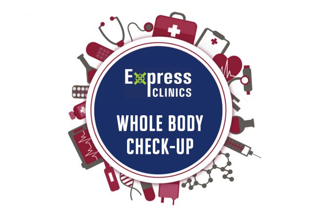 Whole Body Checkup (96 Test Parameters) @ Rs. 6999 – Express Clinics